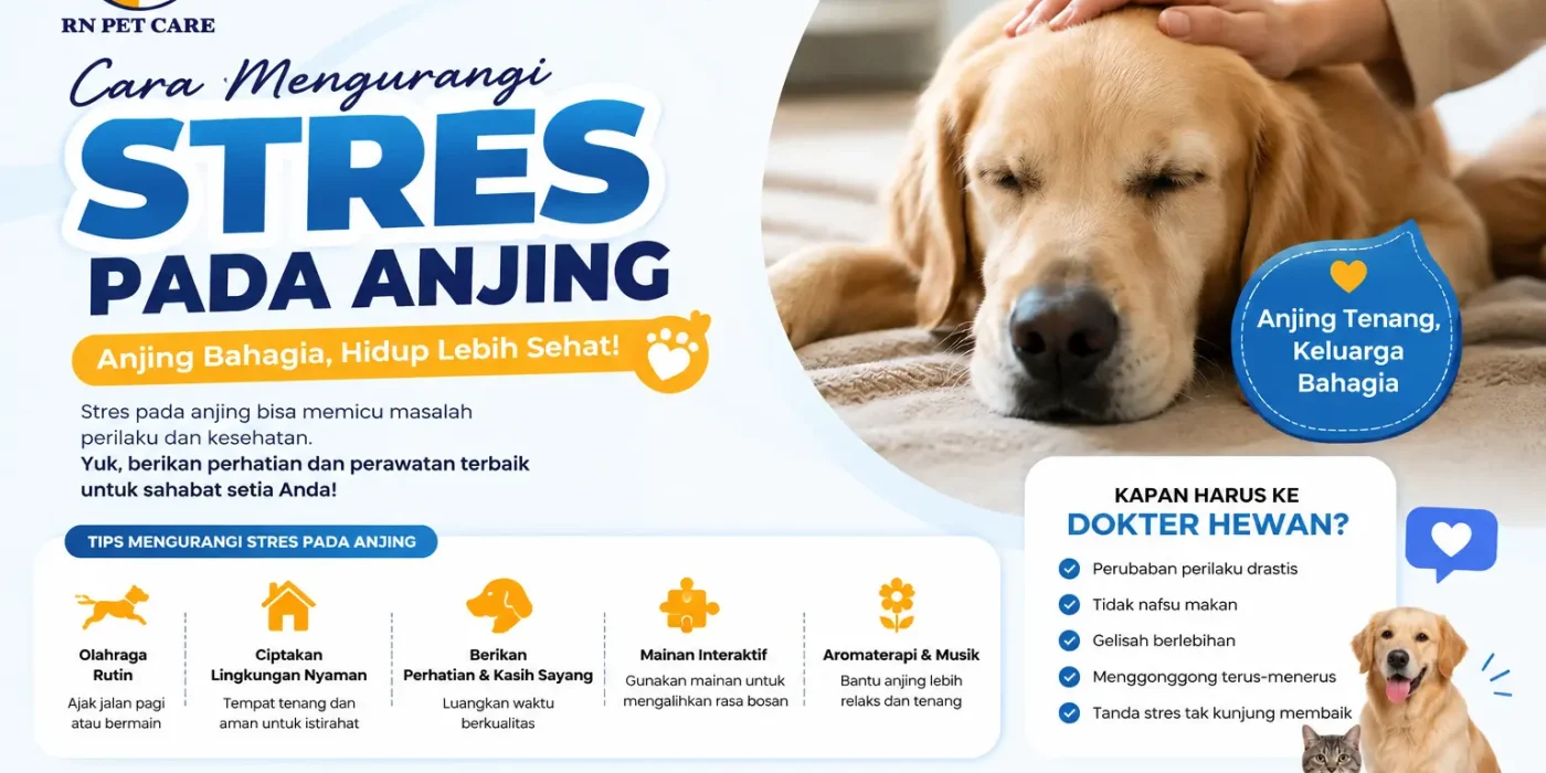Cara Mengurangi Stres pada Anjing