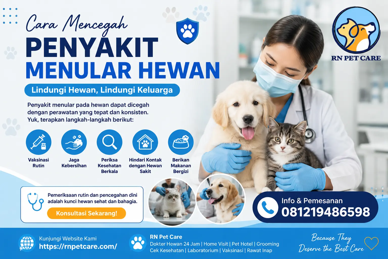 Cara Mencegah Penyakit Menular Hewan