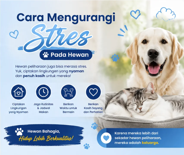 Cara Mengurangi Stres pada Hewan