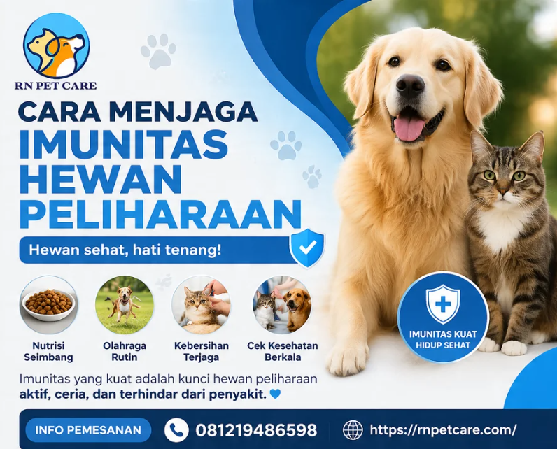 Cara Menjaga Imunitas Hewan Peliharaan