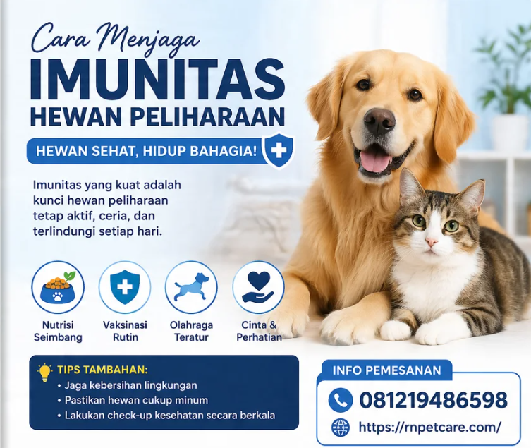 Cara Menjaga Imunitas Hewan Peliharaan