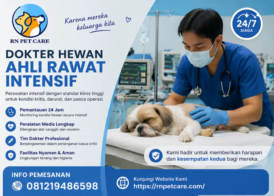 Dokter Hewan Ahli Rawat Intensif