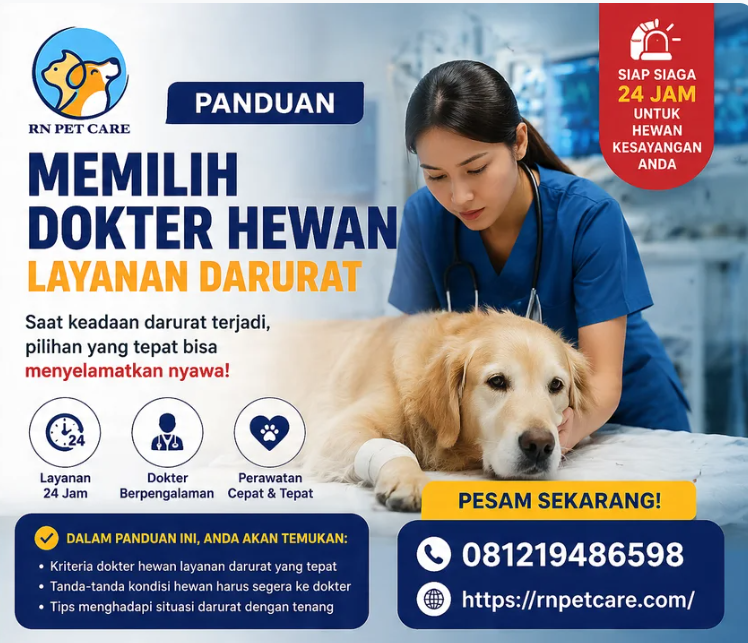 Panduan Memilih Dokter Hewan Layanan Darurat