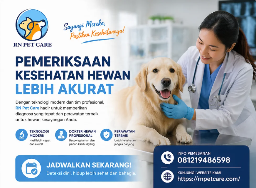 Pemeriksaan Kesehatan Hewan Lebih Akurat