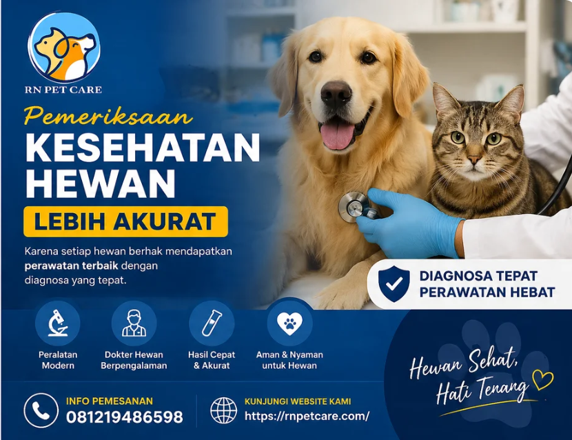 Pemeriksaan Kesehatan Hewan Lebih Akurat