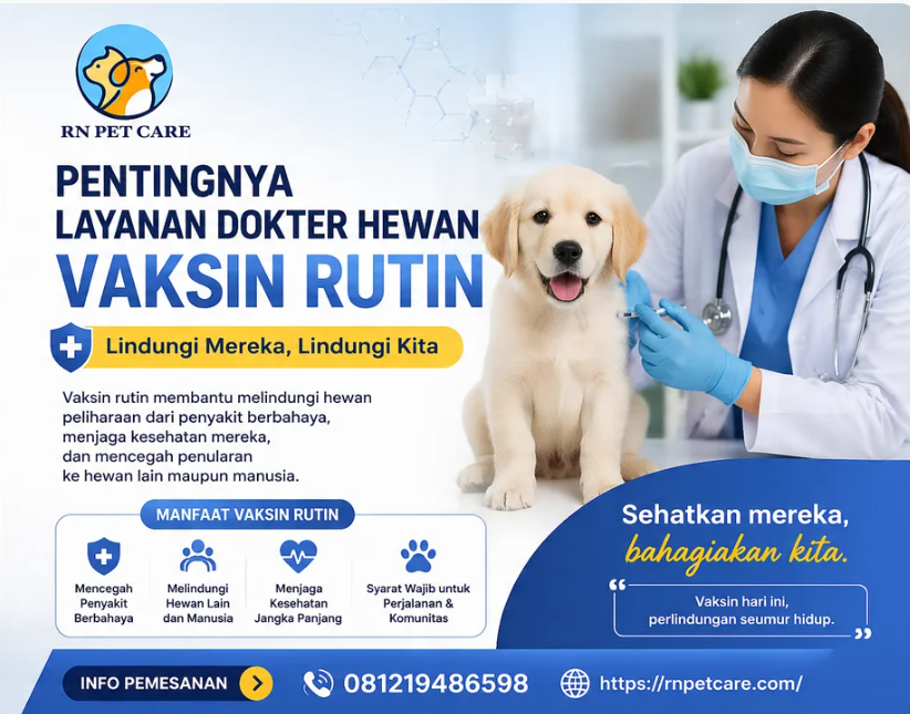 Pentingnya Layanan Dokter Hewan Vaksin Rutin