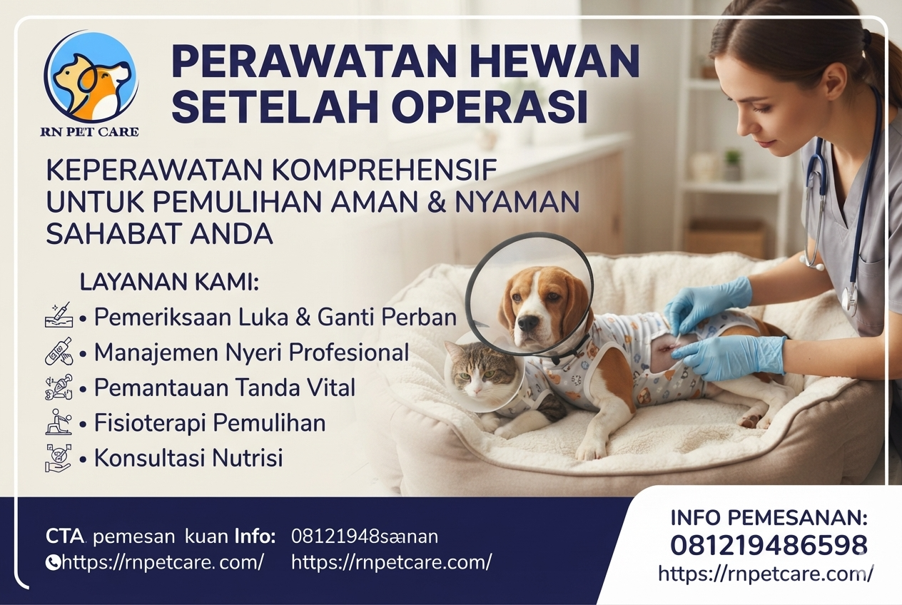 Perawatan Hewan Setelah Operasi