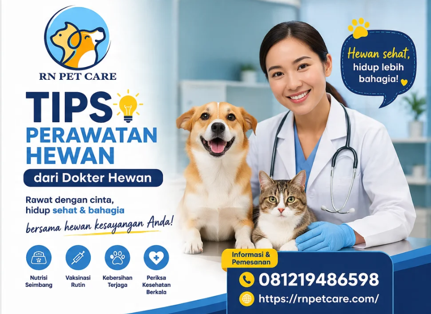 Tips Perawatan Hewan dari Dokter Hewan
