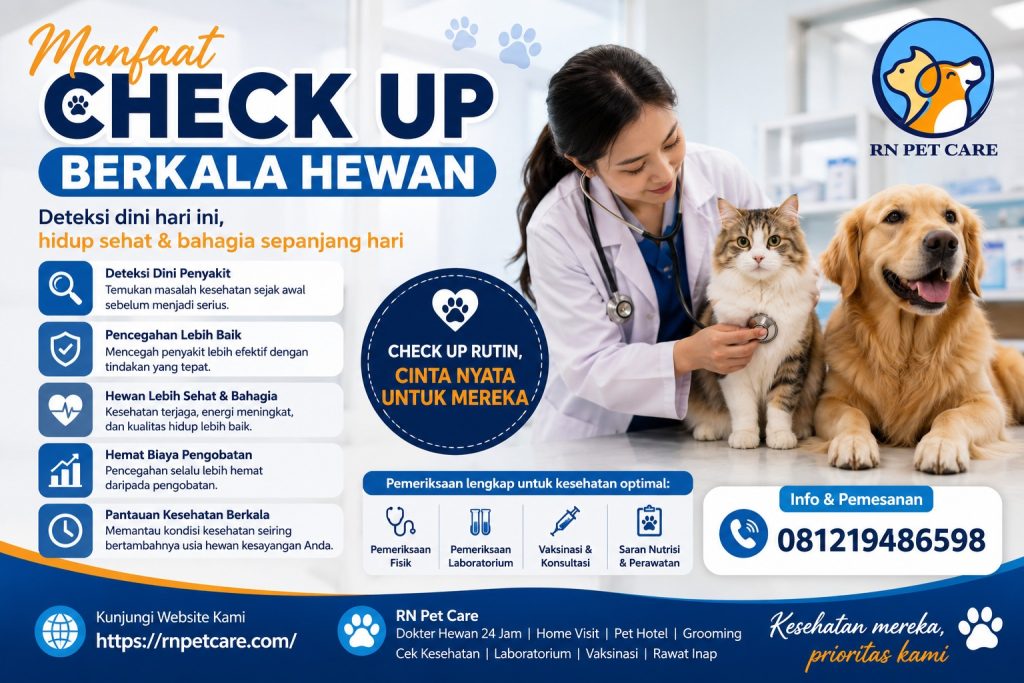 Manfaat Check Up Berkala Hewan