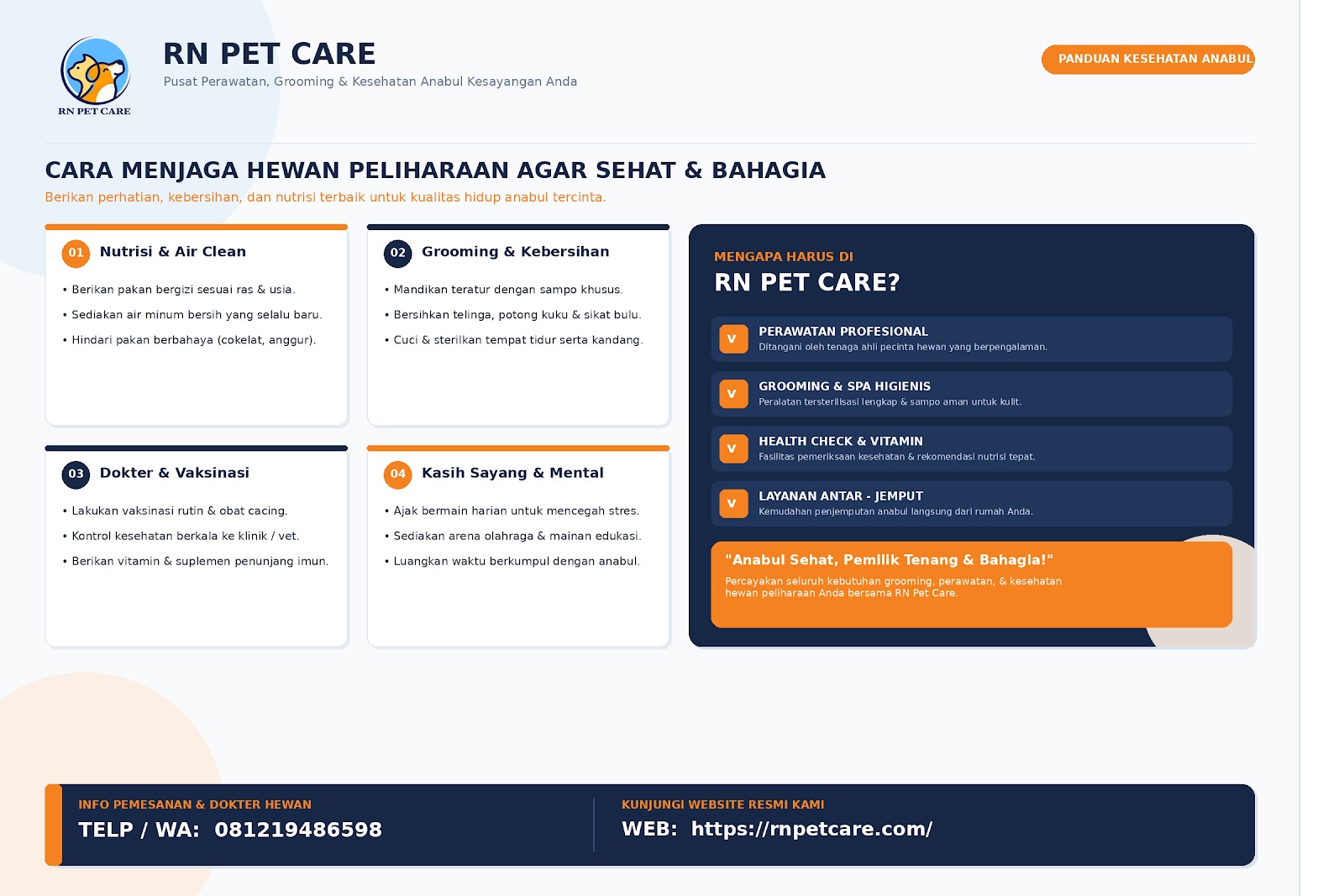Cara Menjaga Hewan Tetap Sehat