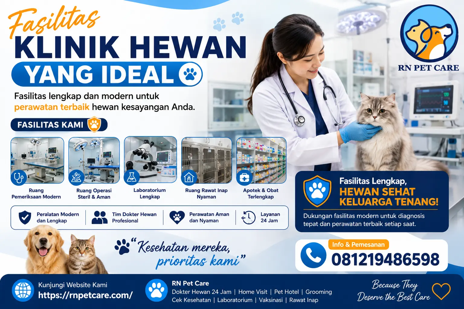 Fasilitas Klinik Hewan yang Ideal