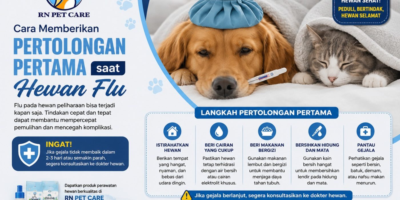 Cara Memberikan Pertolongan Pertama saat Hewan Flu