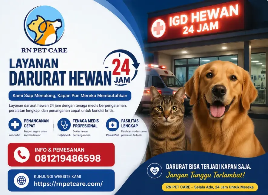 Layanan Darurat Hewan 24jam