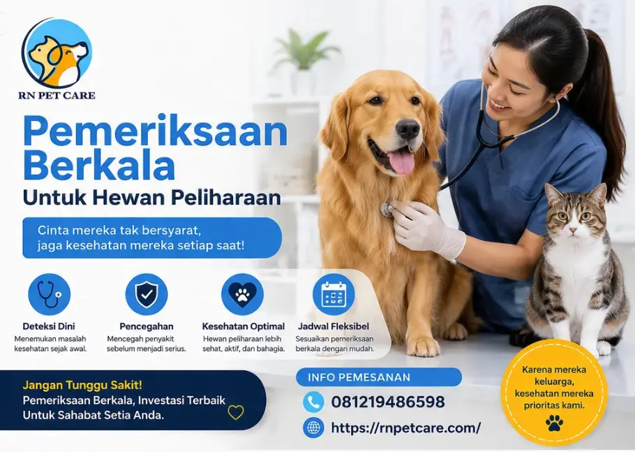 Pemeriksaan Berkala Untuk Hewan Peliharaan