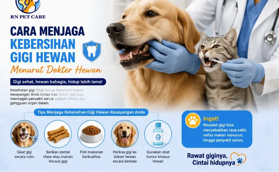 Cara Menjaga Kebersihan Gigi Hewan Menurut Dokter Hewan