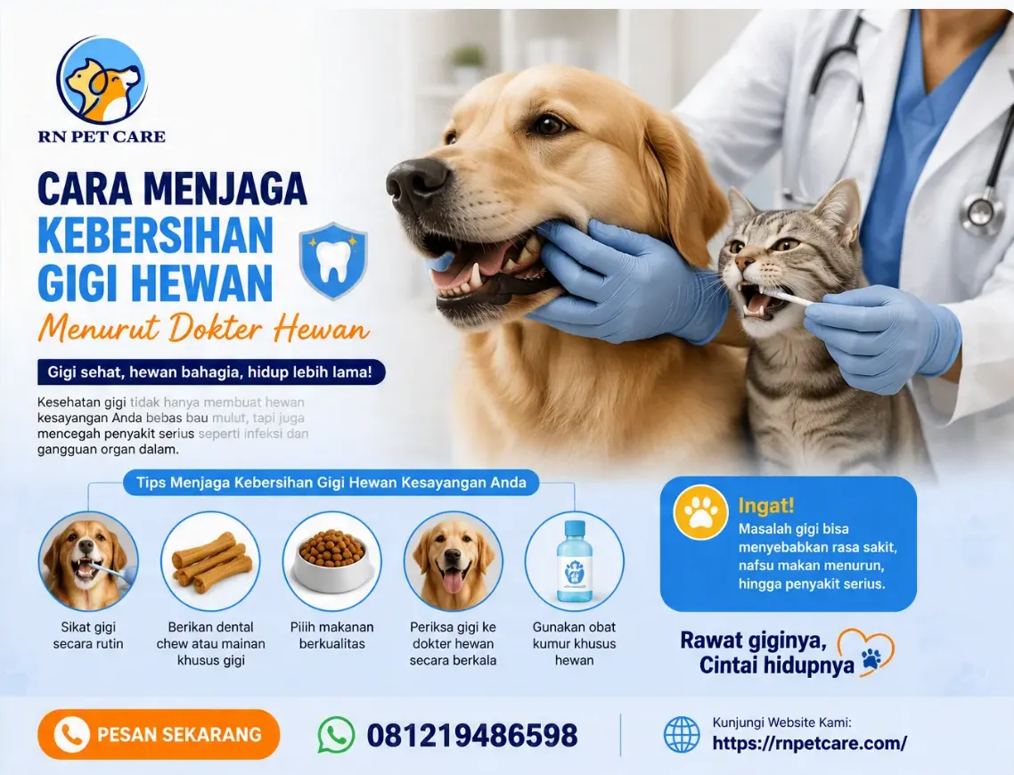Cara Menjaga Kebersihan Gigi Hewan Menurut Dokter Hewan