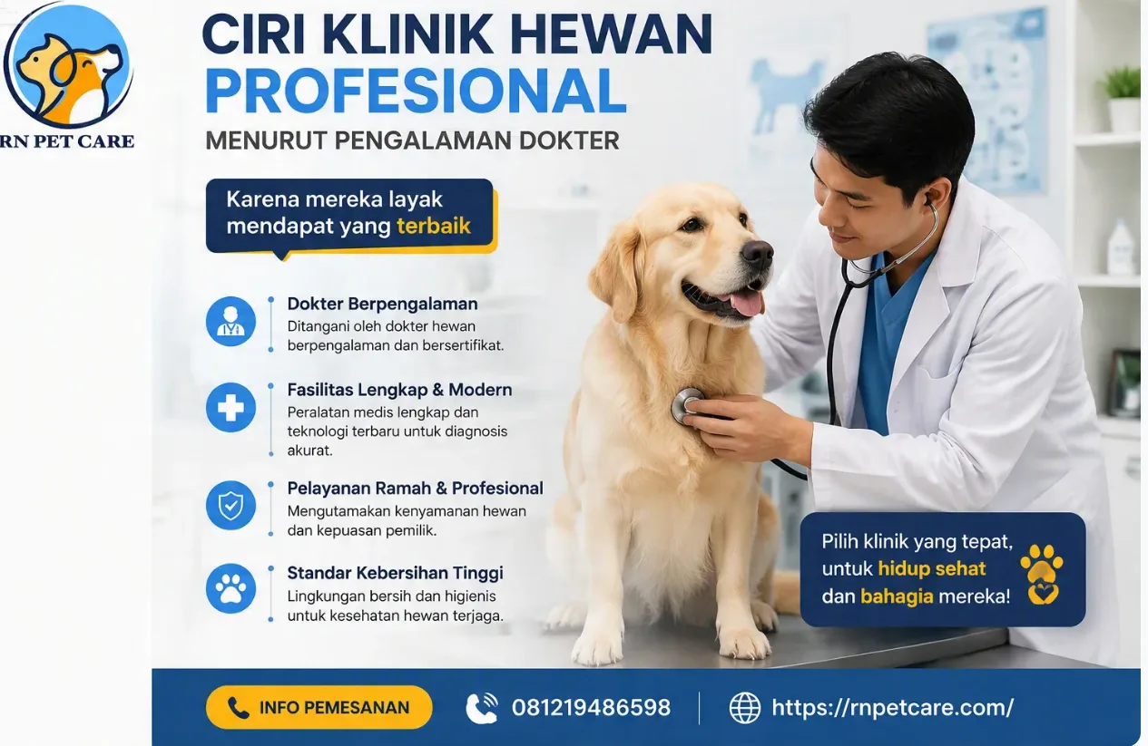 Ciri Klinik Hewan Profesional Menurut