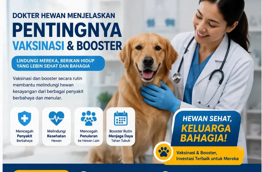 Dokter Hewan Menjelaskan Pentingnya Vaksinasi dan Booster