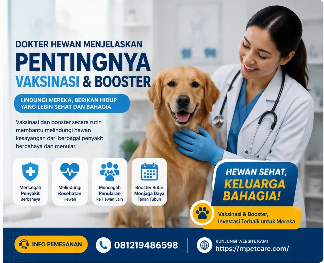 Dokter Hewan Menjelaskan Pentingnya Vaksinasi dan Booster