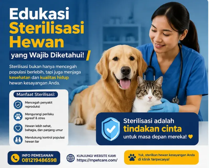 Edukasi Sterilisasi Hewan yang Wajib Diketahui