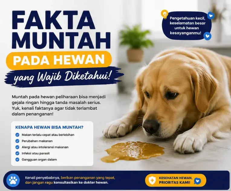 Fakta Muntah pada Hewan yang Wajib Diketahui