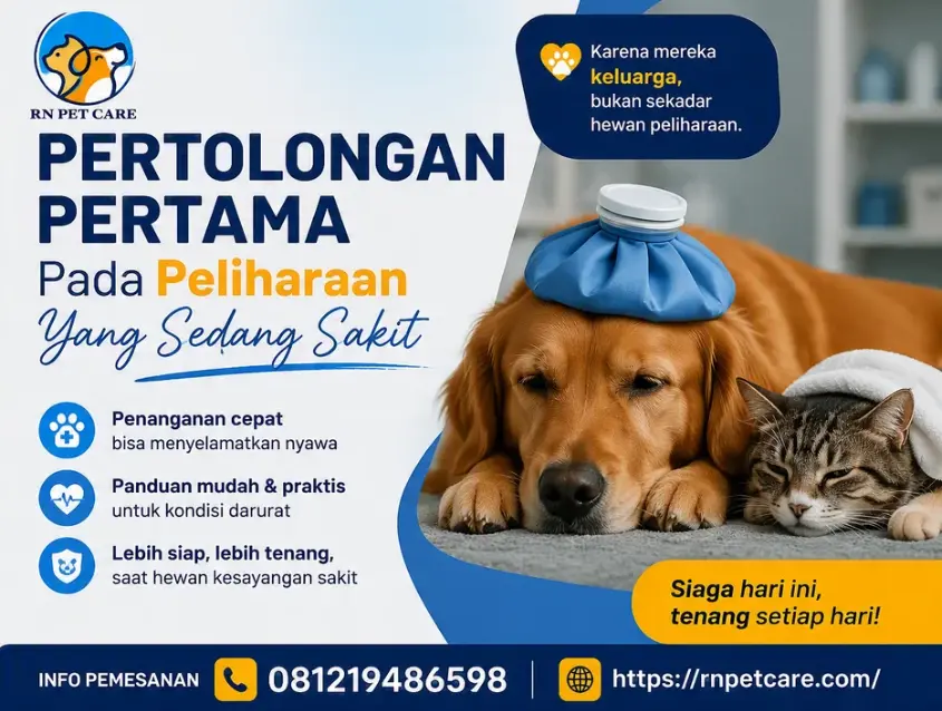 Pertolongan Pertama Pada Peliharaan Yang Sedang Sakit
