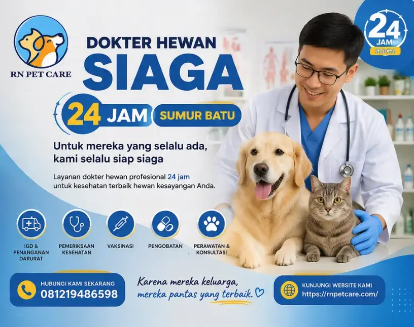 Dokter Hewan Siaga 24 jam Sumur Batu