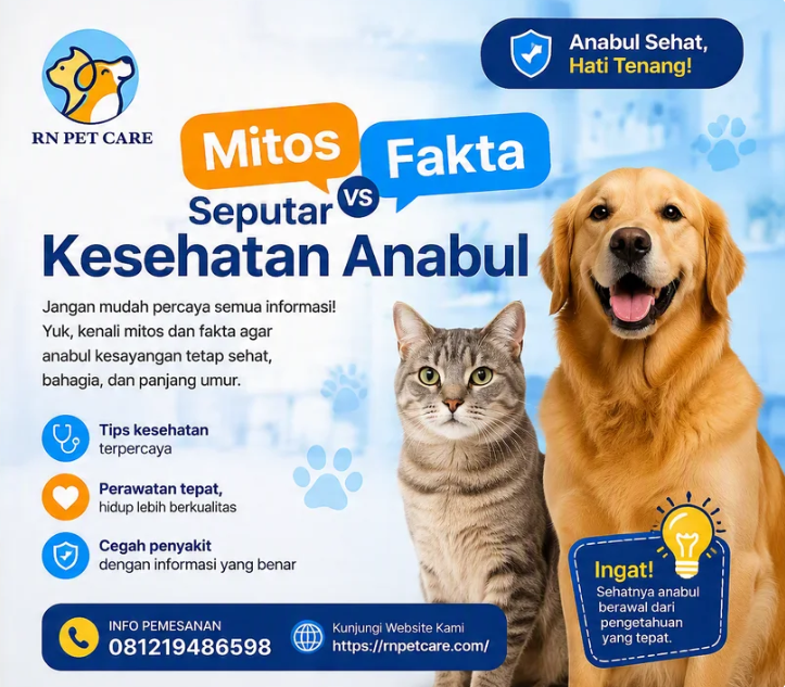 Mitos Fakta Seputar Kesehatan Anabul