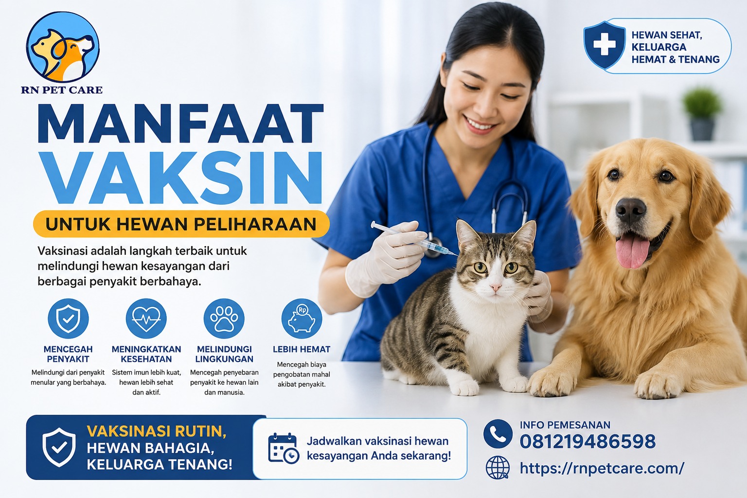 Manfaat Vaksin untuk Hewan Peliharaan