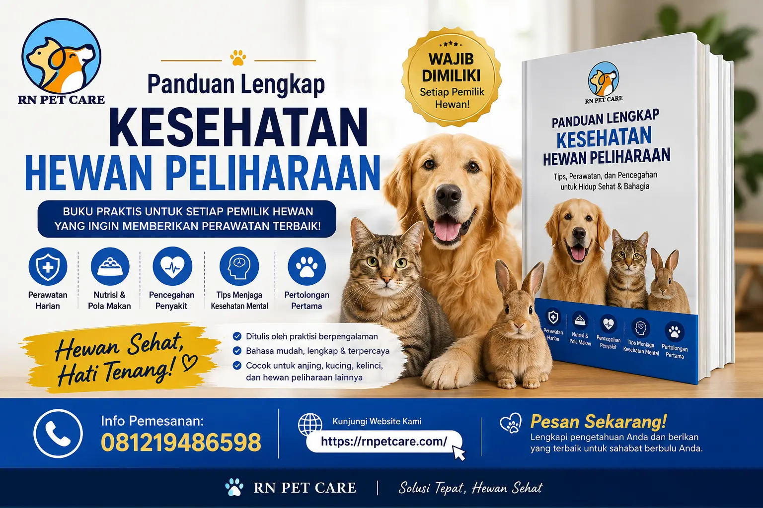 Panduan Lengkap Kesehatan Hewan Peliharaan