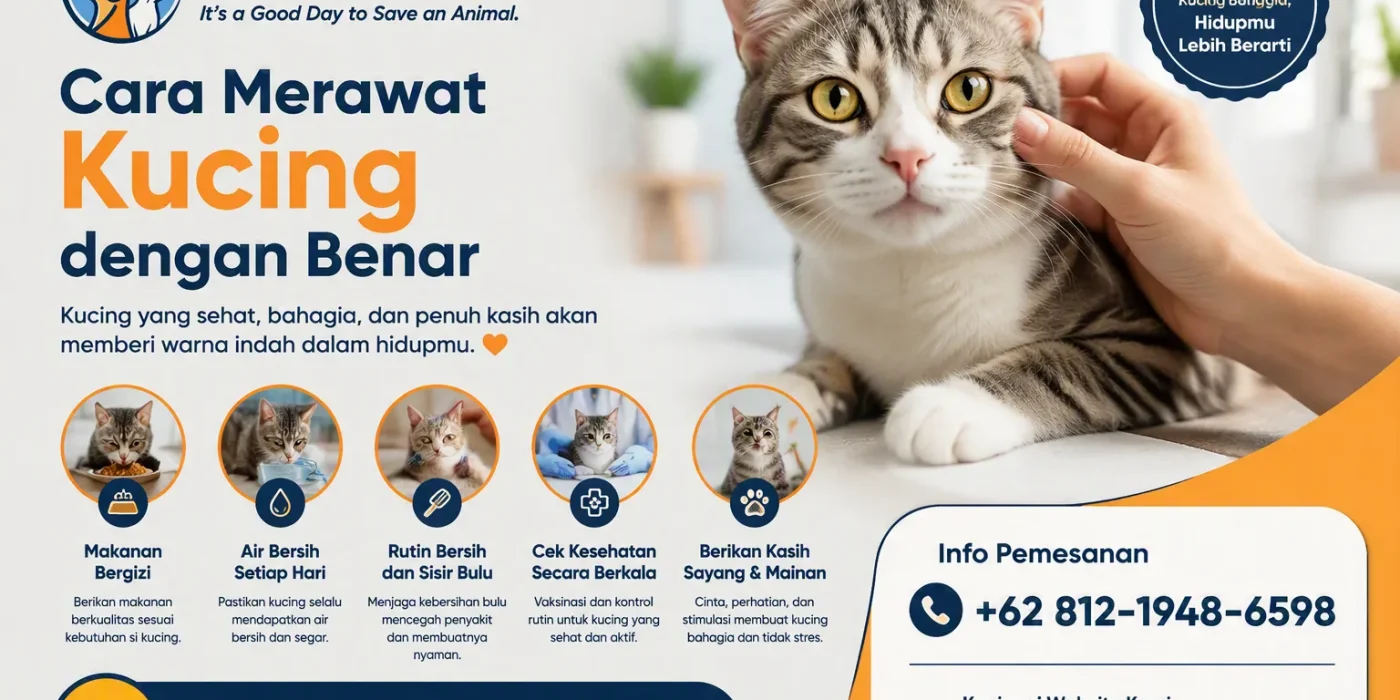 Cara Merawat Kucing dengan Benar
