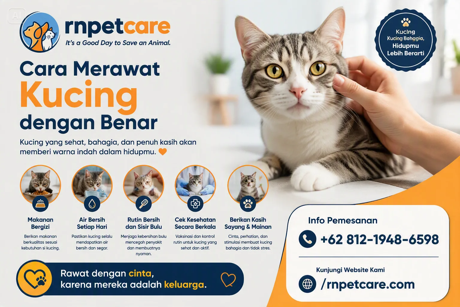 Cara Merawat Kucing dengan Benar