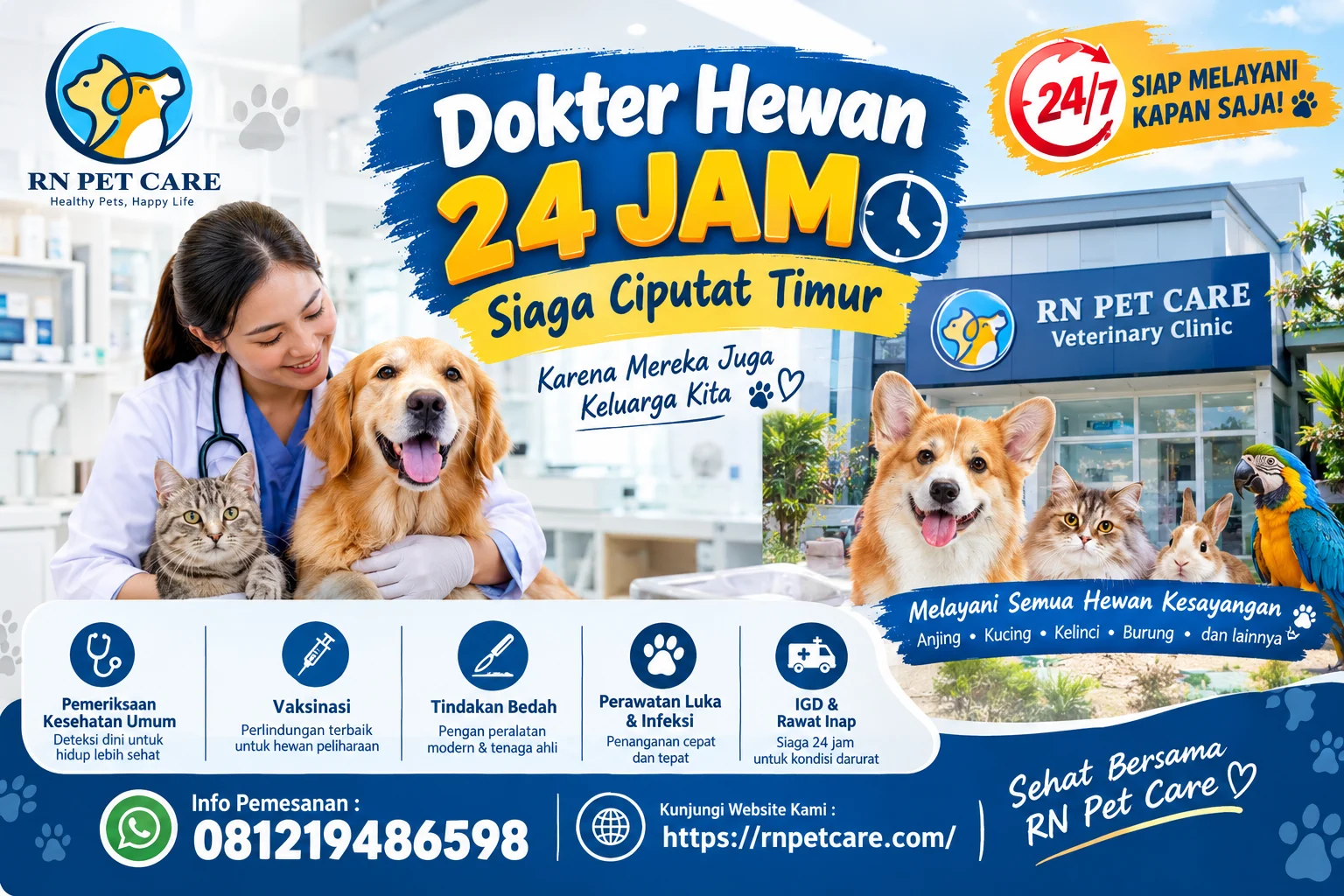 Dokter Hewan 24 Jam Siaga Ciputat Timur
