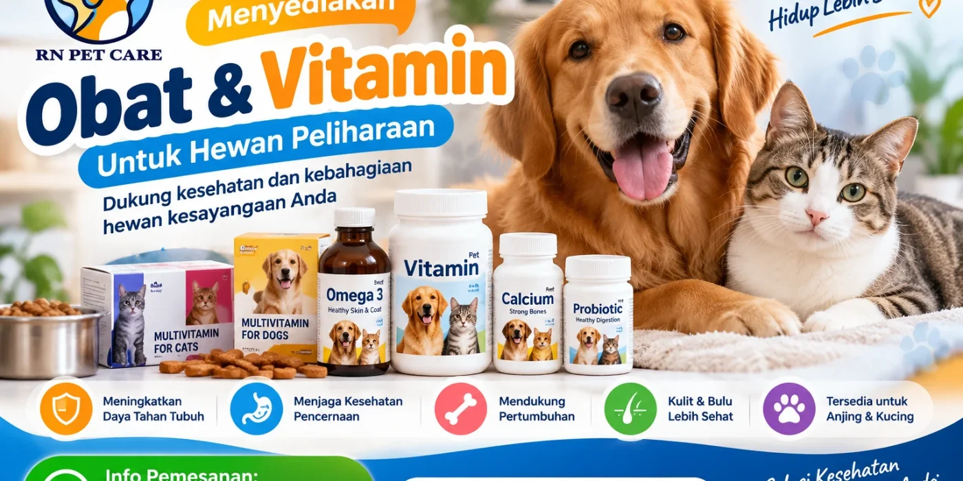 Menyediakan Obat Vitamin Untuk Hewan Peliharaan