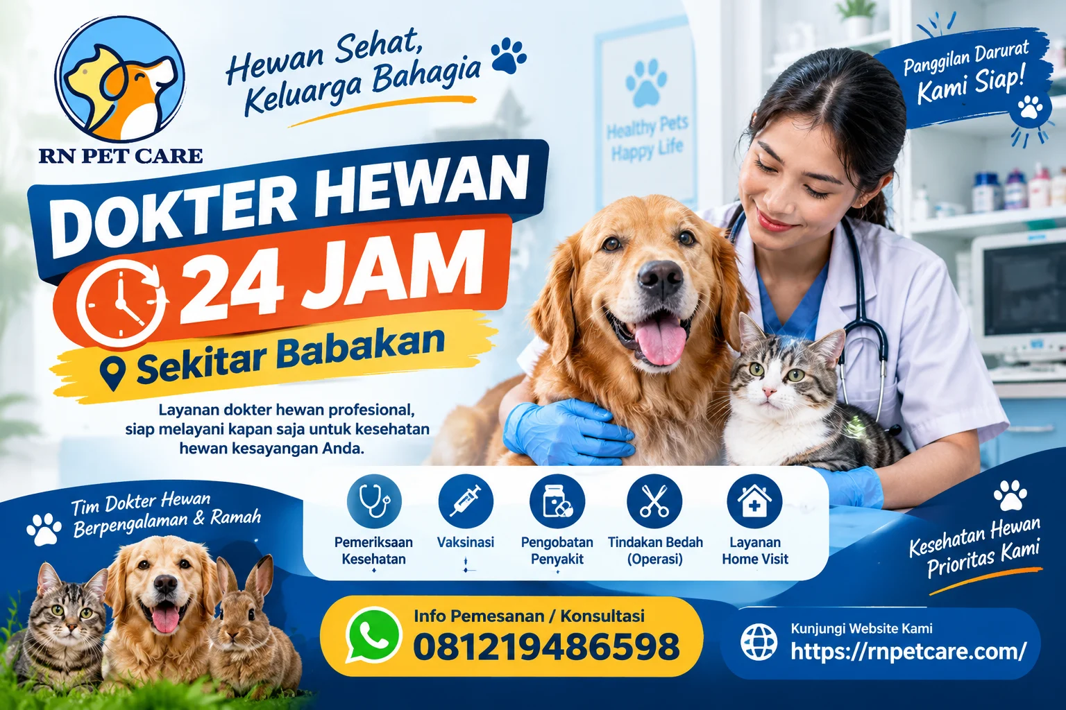 Dokter Hewan 24 Jam Sekitar Babakan