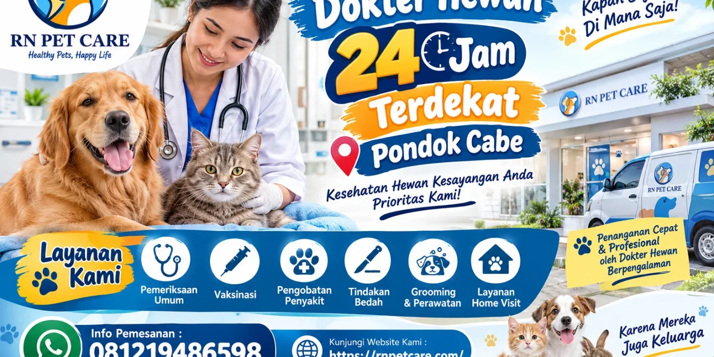 Dokter Hewan 24 Jam Terdekat Pondok Cabe