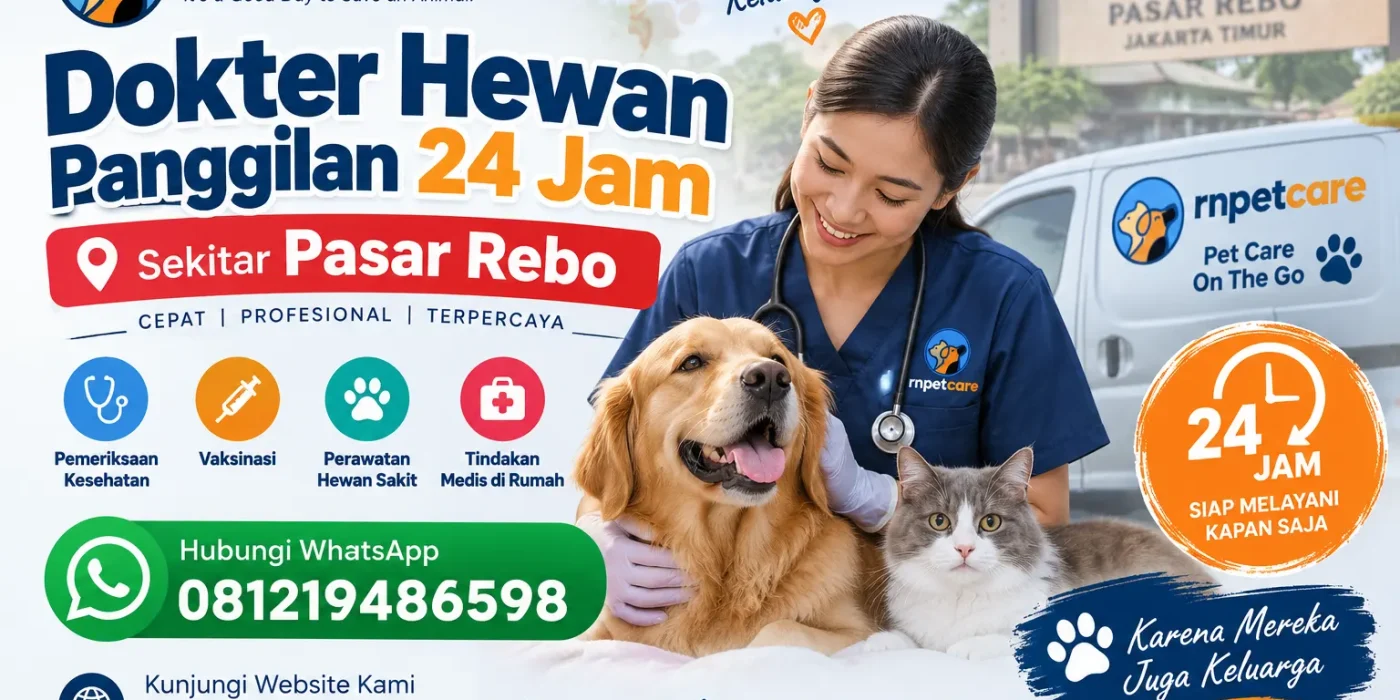 Dokter Hewan Panggilan 24 Jam sekitar Pasar Rebo