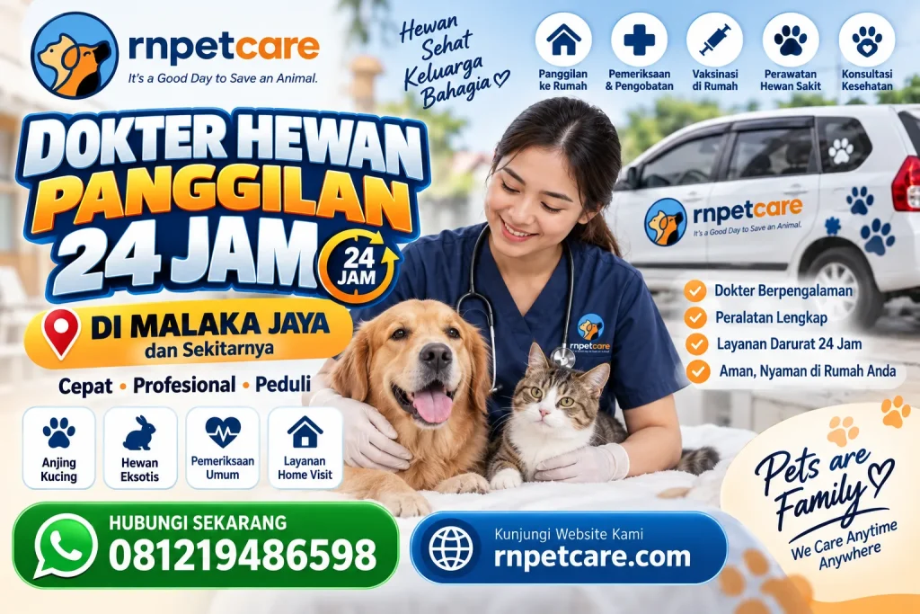 Dokter Hewan Panggilan 24 Jam sekitar Malaka Jaya