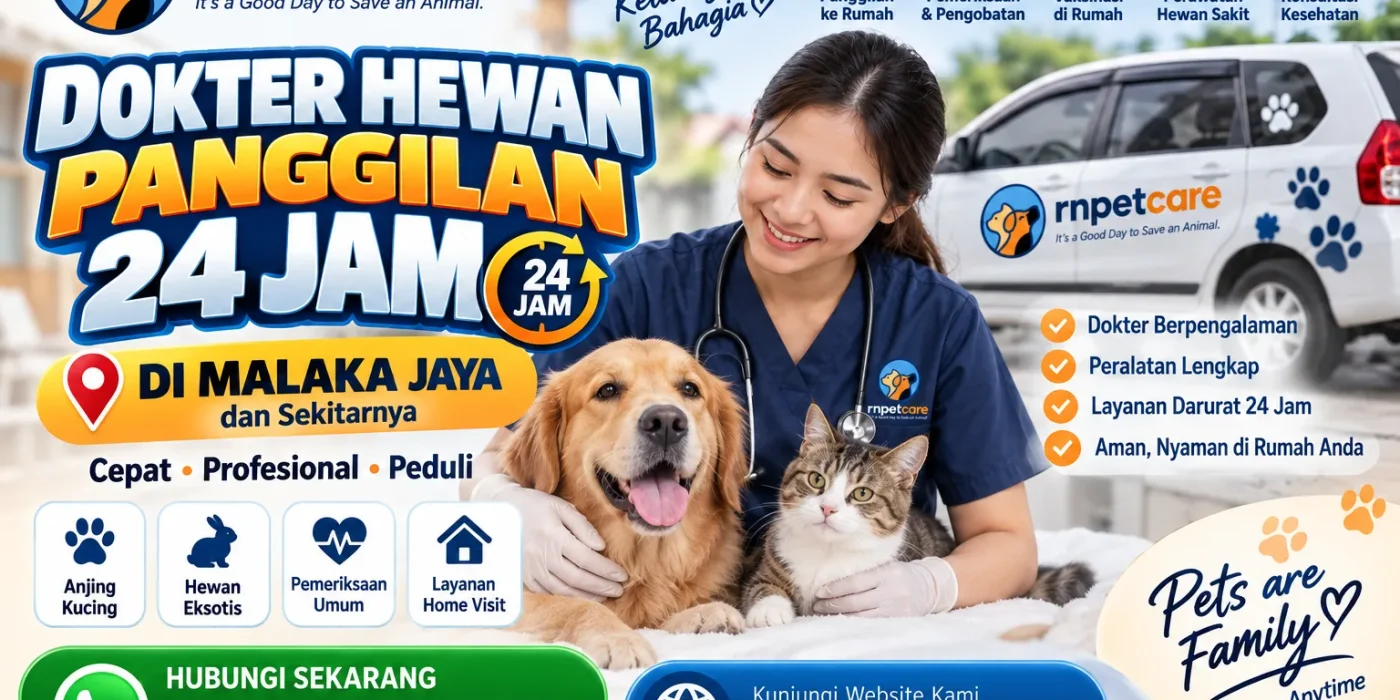 Dokter Hewan Panggilan 24 Jam sekitar Malaka Jaya