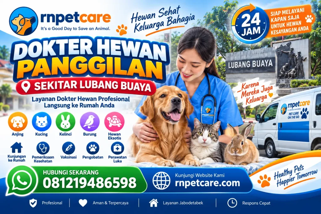 Dokter Hewan Panggilan 24 Jam sekitar Lubang Buaya