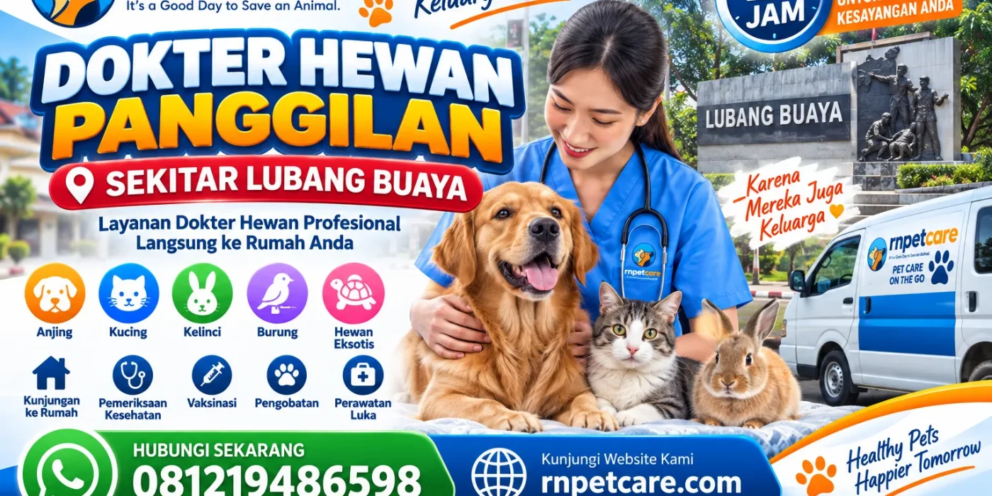 Dokter Hewan Panggilan 24 Jam sekitar Lubang Buaya