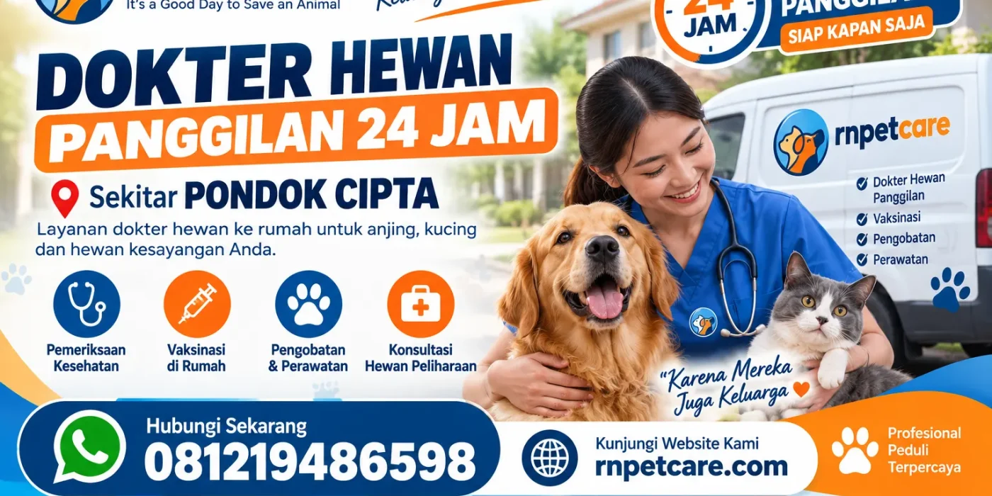 Dokter Hewan Panggilan 24 Jam sekitar Pondok Cipta