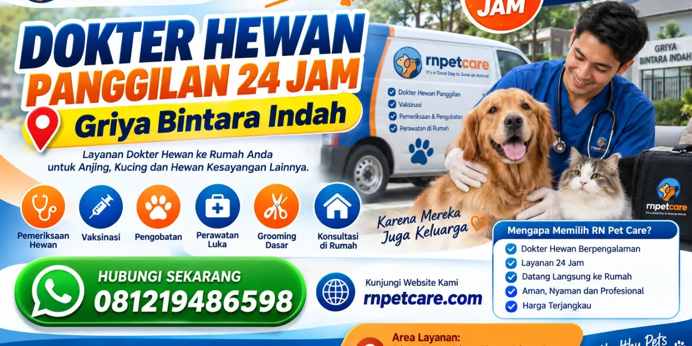Dokter Hewan Panggilan 24 Jam Griya Bintara Indah