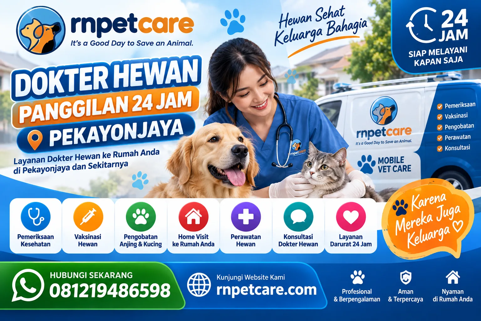 Dokter Hewan Panggilan 24 Jam Pekayonjaya