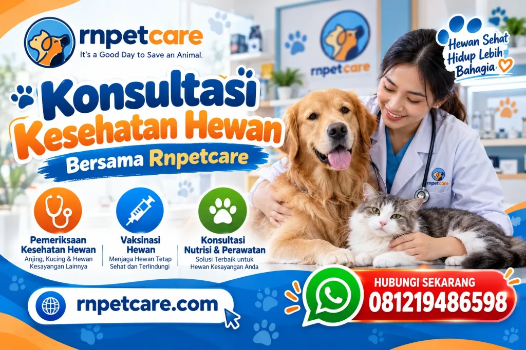 Konsultasi Kesehatan Hewan Bersama Rnpetcare