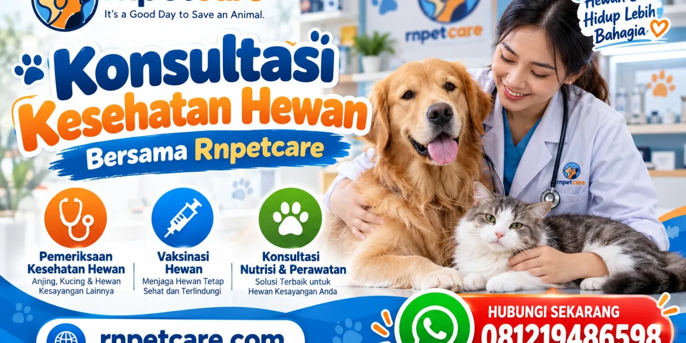 Konsultasi Kesehatan Hewan Bersama Rnpetcare