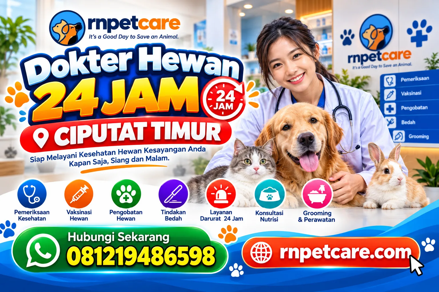 Dokter Hewan 24 jam Ciputat Timur