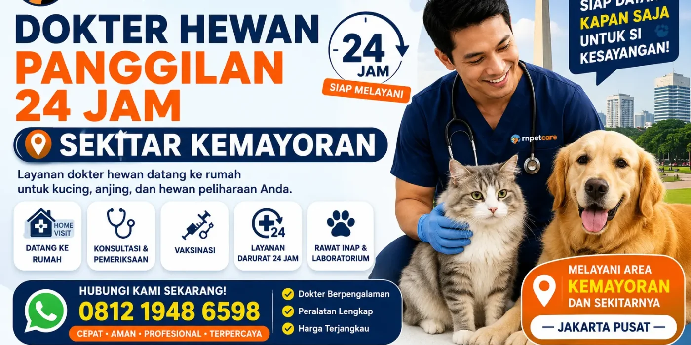 Dokter Hewan Panggilan 24 Jam Sekitar Kemayoran
