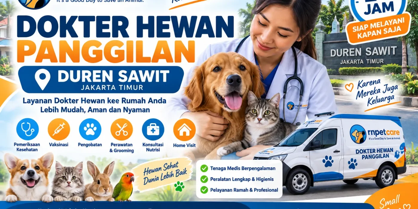 Dokter Hewan Panggilan 24 Jam sekitar Duren Sawit