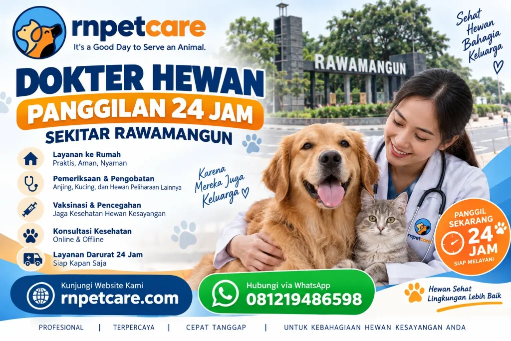 Dokter Hewan Panggilan 24 Jam sekitar Rawamangun